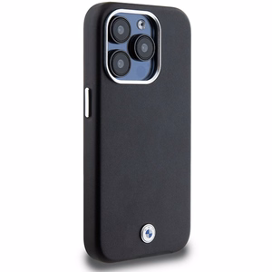 BMW Signature Wrapped Metal MagSafe Suojakuori iPhone 15 Pro:lle - musta