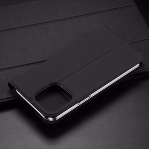Dux Ducis Skin Pro holsteri suojus flip cover iPhone 14 Pro Maxille vaaleanpunainen
