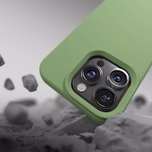 Etteri silikonikuori iPhone 15 Pro 6,1' vaaleanvihreä