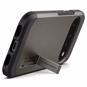 Spigen Tough Armor Mag MagSafe -suojakuori Google Pixel 11 -mallille, tummanharmaa