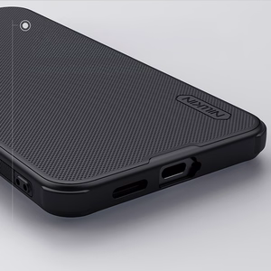 Nillkin Super Frosted Shield Pro Magneettinen Suojakuori Samsung S25+:lle MagSafe-tuella - musta