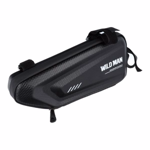 WILDMAN matkalaukku rungon alle vetoketjulla E4 1,5L (4"-7") musta