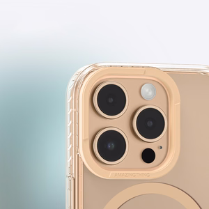AmazingThing Titan Pro Mag Suojakuori magneettisella renkaalla iPhone 16 Pro:lle - Rose Gold