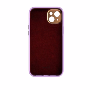 Moshi Napa suojakuori iPhone 14 Plus -laitteelle, MagSafe-yhteensopiva, vegaaninahkainen, Lavender Purple -värinen