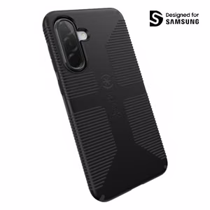 Speck ImpactHero Grip suojakuori Samsung Galaxy A36 5G -laitteelle, musta / tummanharmaa