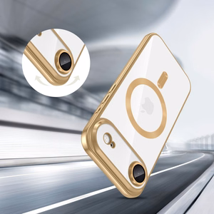 Tech-Protect MagFlex MagSafe Suojakuori iPhone 17 Air:lle - Läpinäkyvä Kultainen