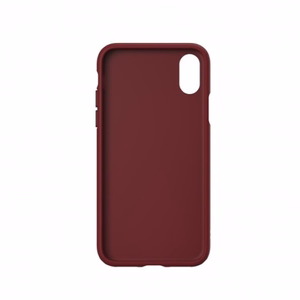 Adidas OR Molded PU Suede suojakuori iPhone X / XS:lle - viininpunainen