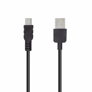 Kaapeli USB A - Mini USB (navi / kamera) 3 m musta