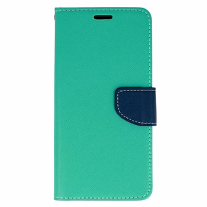Fancy Suojakuori Samsung Galaxy A42 5G:lle minttu-laivastonsininen