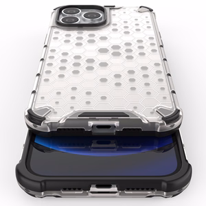 Honeycomb Asia panssari kansi TPU puskuri iPhone 13 Pro Max punainen
