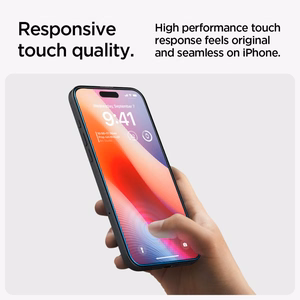 Spigen Glas.tR EZ Fit Karkaistu lasi iPhone 15 / 16:lle