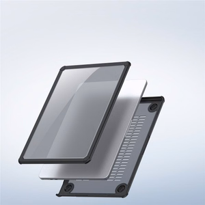 Kannettavan tietokoneen suojakuori Dux Ducis LCGM Apple MacBook Air 13.6 (2022/2024/2025) musta