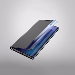 New Sleep Case Suojakuori Xiaomi Redmi Note 12 5G / Poco X5 5G:lle kippujalustan kanssa sininen