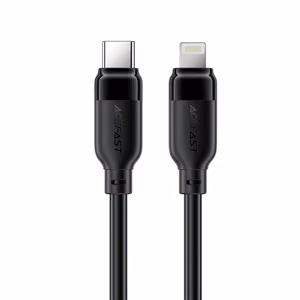 Acefast C16-01 USB-kaapeli USB-C - Lightning 1,2 m musta