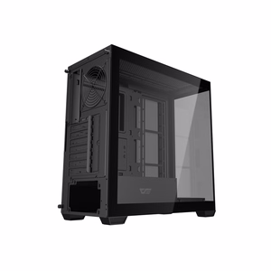 Darkflash DS900W tietokoneen kotelo ilman tuulettimia (musta)