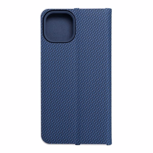 Läppäsuojakuori iPhone 14:lle Luna Book Carbon sininen