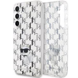 Karl Lagerfeld Monogram Suojakuori Samsung Galaxy S23 FE:lle - läpinäkyvä