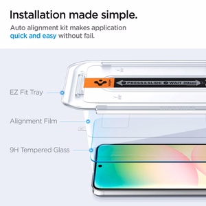 Spigen Glas.tR EZ Fit Tempered Glass for Samsung Galaxy S24 FE (2 pcs.)