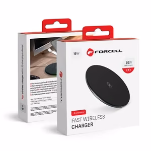 FORCELL F-ENERGY langaton pikalaturi Qi QC 15W musta