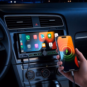 Kruger&Matz KM2017 1DIN CarPlay/AndroidAuto car radio