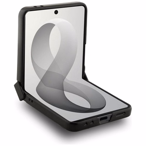 Musta Guess 4G Classic MagSafe -suojakuori Samsung Galaxy Z Flip8 -puhelimelle