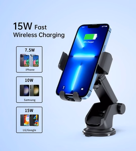 Car charger-holder Choetech T203-F 15W Gravity Car Charger Holder black
