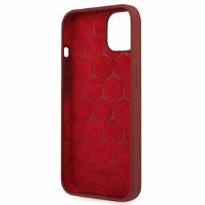 Mercedes Silicone Line kotelo iPhone 13 mini - punainen