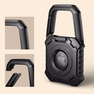 Tech-Protect Kevlar Suojakuori Apple AirTag 1/2:lle - Musta