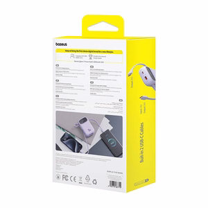 Baseus QPow 2 10000mAh 30W 2xUSB-C powerbank (violetti)