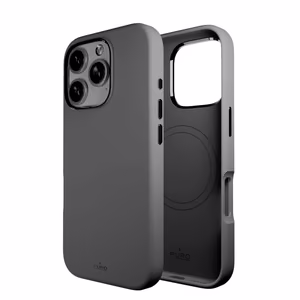 Puro Icon Mag Pro MagSafe Silicone Case for iPhone 16 Pro - Dark Gray