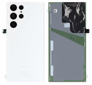 Takakansi Samsung S908 S22 Ultra valkoinen alkuperäinen (service pack)