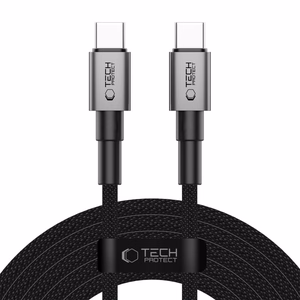 Tech-Protect UltraBoost DNA USB-C PD100W/5A Kaapeli 300cm - harmaa