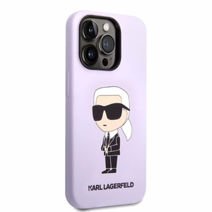 Karl Lagerfeld KLHCP14XSNIKBCU iPhone 14 Pro Max 6.7" hardcase purple/purple Silicone Ikonik