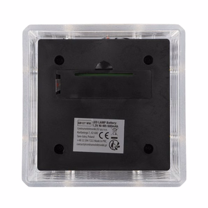 GreenBlue GB128 WW – 100×100 mm aurinkokäyttöinen LED-aitatolppavalo, 3200 K