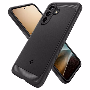 Spigen Rugged Armor -suojakuori Samsung Galaxy A37 5G:lle - musta