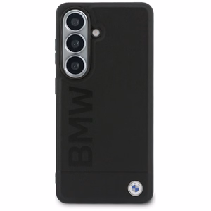 BMW Leather Hot Stamp MagSafe suojakuori Samsung Galaxy S26:lle musta