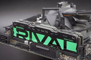 DDR4 2x32GB sarja UDIMM goodram RIVAL säteilevä vihreä