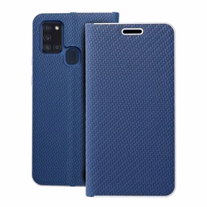 LUNA kirjakotelo Samsung A21s sininen