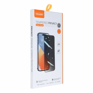 6D Pro Veason Privacy Glass - iPhone 16 Pro Max musta