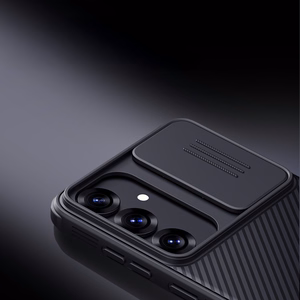 Nillkin CamShield Pro Suojakuori Samsung Galaxy S25:lle kameransuojalla - musta