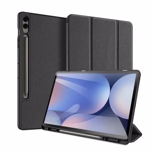 DUX DUCIS DOMO taitettava suojakuori kynälokerolla SAMSUNG Tab S10 Plus/S9 Plus/S9FE Plus:lle musta