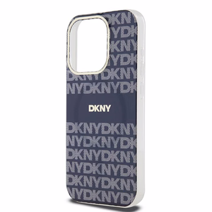 DKNY IML Mono Stripe MagSafe Suojakuori iPhone 15 Pro Max:lle - Sininen