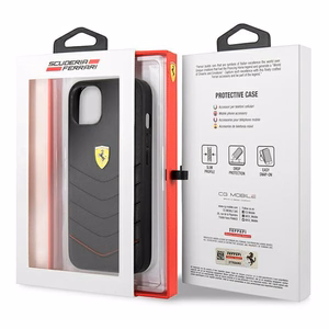 Ferrari FEHCP13SRQUK iPhone 13 mini 5.4" musta/musta kovakotelo Off Track tikattu