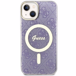 Guess GUHMP14SH4STU iPhone 14 6,1 violetti suojakuori Magsafe IML 4G