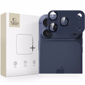 Tech-Protect Camfull Fit+ kameralinssin suojalasi iPhone 17 Pro Max - laivastonsininen