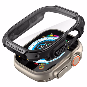 Spigen Tough Armor suojakuori mallille Apple Watch Ultra 49 mm, musta