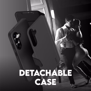 CARE by PanzerGlass Feature Tango 2in1 lompakkokotelo Samsung Galaxy S25+ - musta