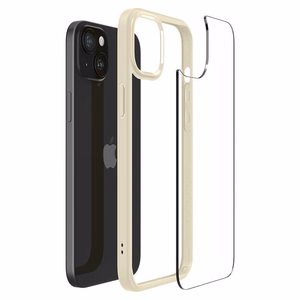 Spigen Ultra Hybrid iPhone 15 Plus Suojakuori - Beige