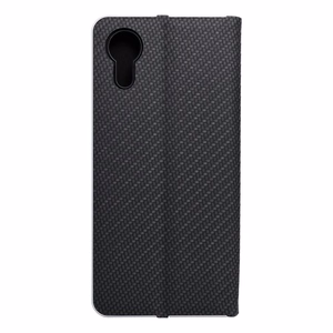 LUNA Book Carbon puhelinkotelo SAMSUNG Xcover 7 musta