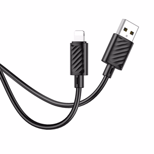 Hoco USB-A - Lightning -kaapeli 2,4A 1 m X88 - musta